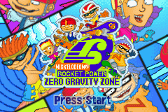Rocket Power - Zero Gravity Zone Title Screen